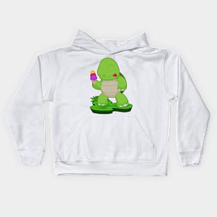 Turtle Waffle ice cream Kids Hoodie